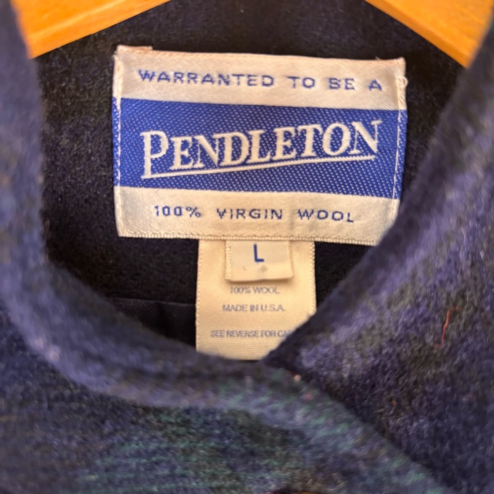 Pendleton 90’s Tartan Plaid Holiday Wool Jacket - image 3